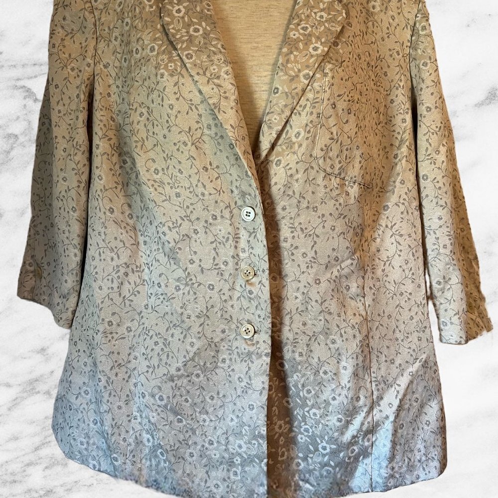 Plaza South Womens Petites Blazer (Vintage)